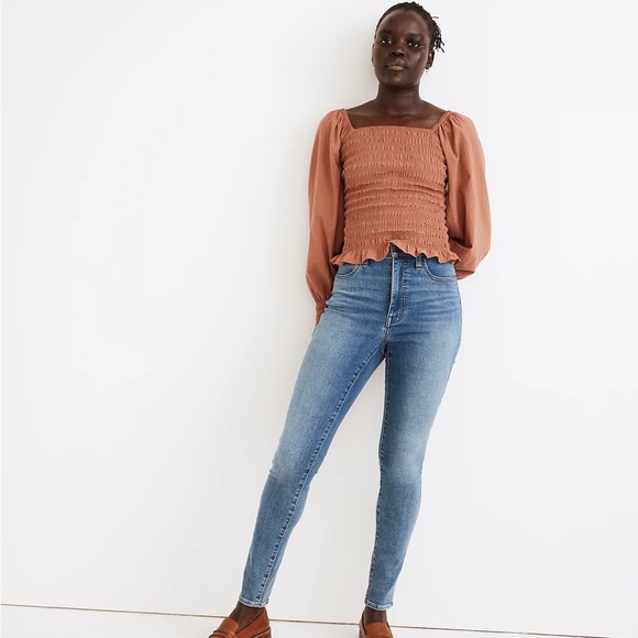 Madewell Petite Curvy Roadtripper Authentic Skinny Jeans in Vinton Wash NWT - Picture 2 of 12